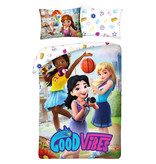 Lego Friends Dekbedovertrek Good Vibes - Eenpersoons - 140 x 200 cm - Katoen