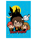 Harry Potter Fleece Blanket, Hogwarts - 100 x 150 cm - Polyester