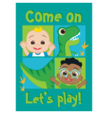 Cocomelon Fleece Blanket, Let's Play - 100 x 150 cm - Polyester