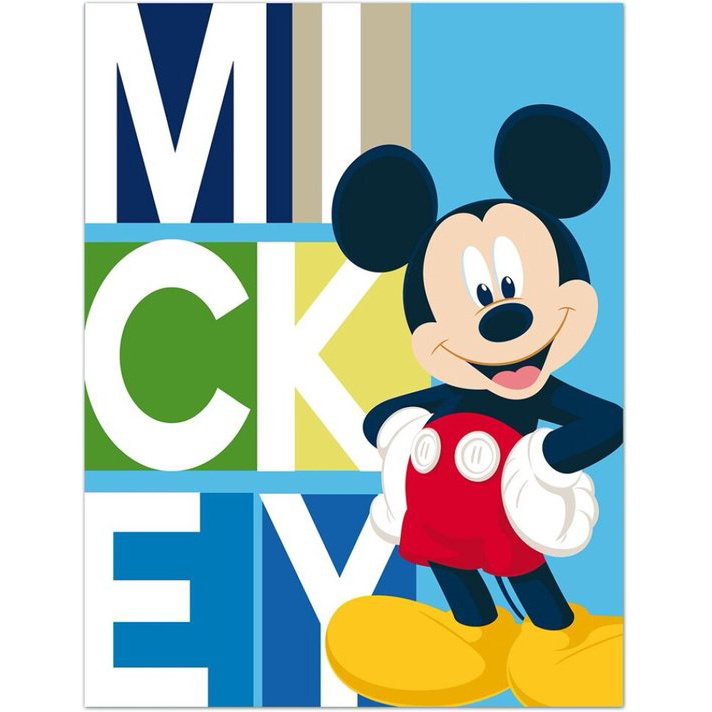 Disney Mickey Mouse Fleeceplaid - 140 x 100 - Polyester