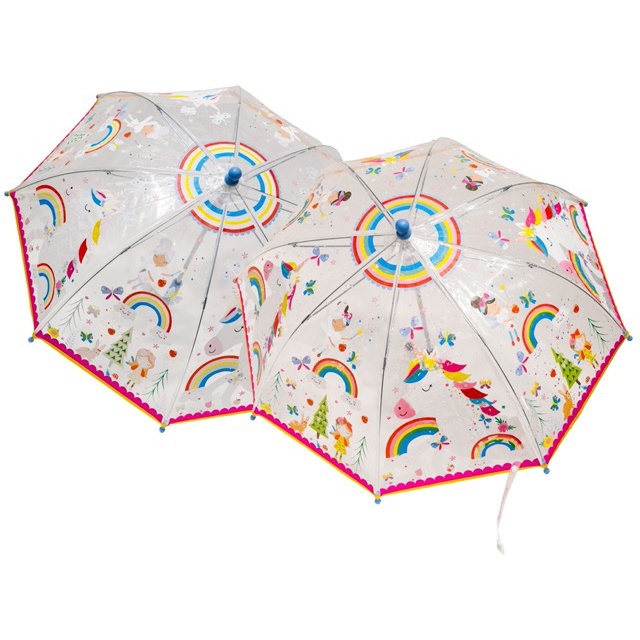 Floss & Rock Umbrella Rainbow - 66 cm x Ø 60 cm - Changes color