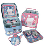 Floss & Rock Tea set, Swan Lake - 7 pieces - 17 x 17 x 9 cm - Metal