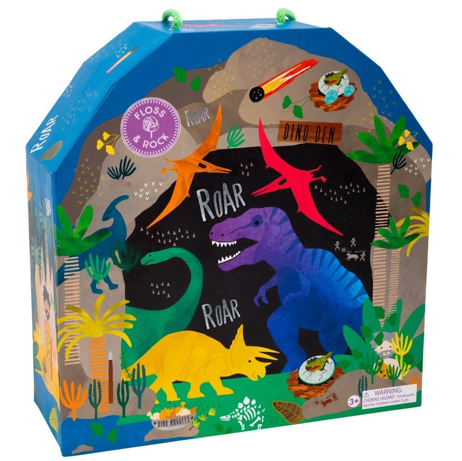 Floss & Rock Playbox Dino - 28.5 x 27.5 x 10 cm