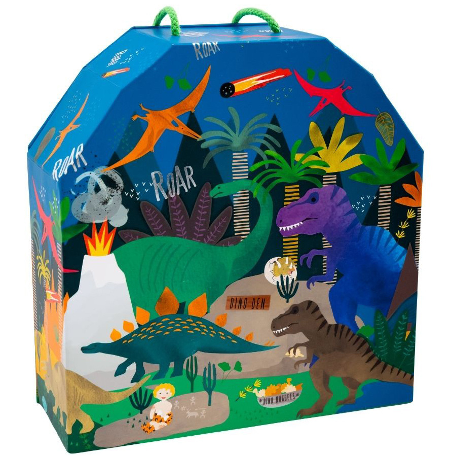 Floss & Rock Playbox Dino - 28.5 x 27.5 x 10 cm