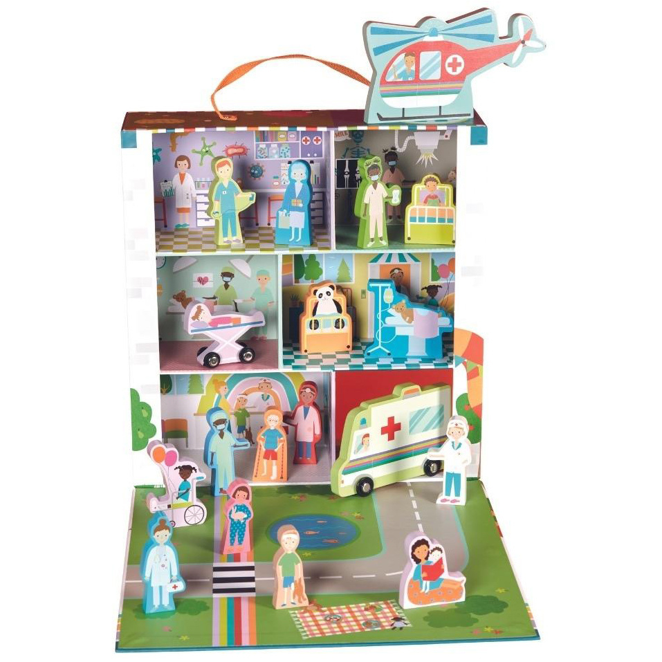 Floss & Rock Playbox Hospital - 22 x 29 x 10 cm