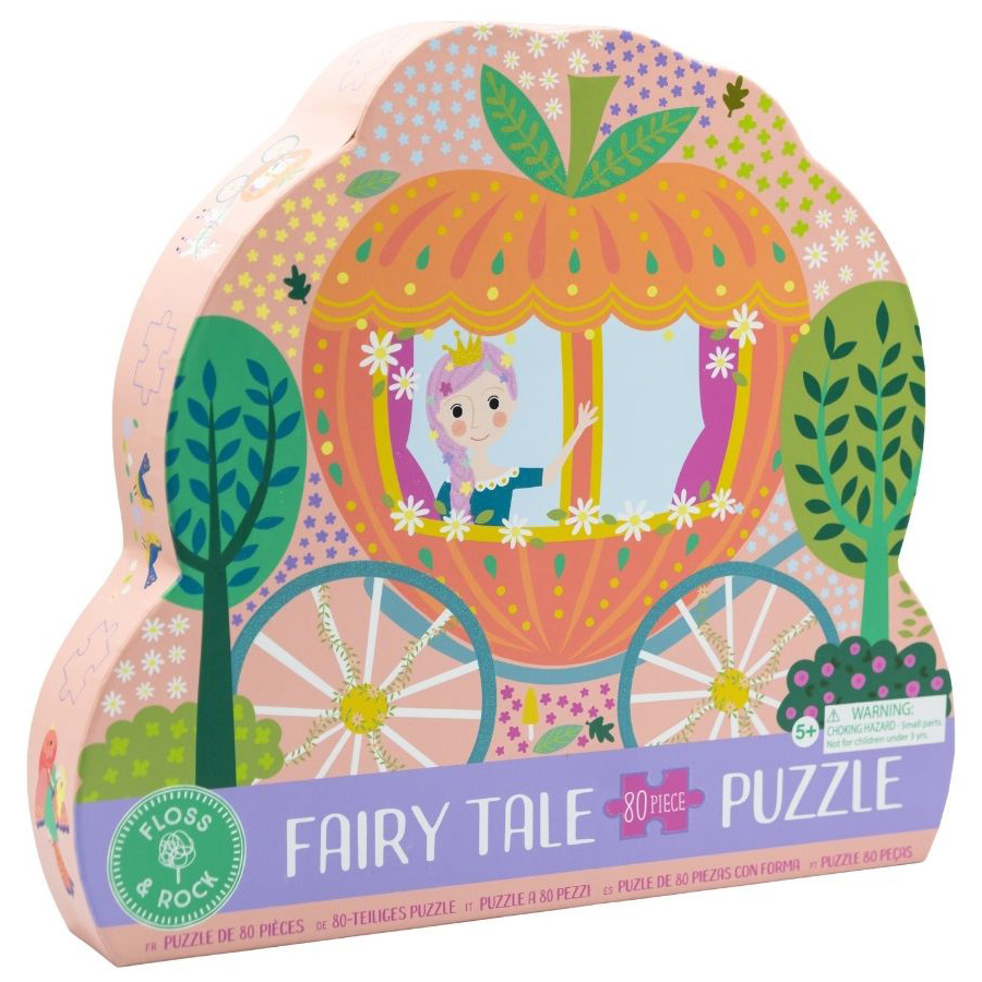 Floss & Rock Puzzle, Fairytale - 80 pieces - approx. 52 x 36 cm