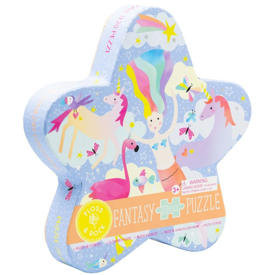 Floss & Rock Puzzel Fantasie - 20 stukjes - 40 x 41 cm