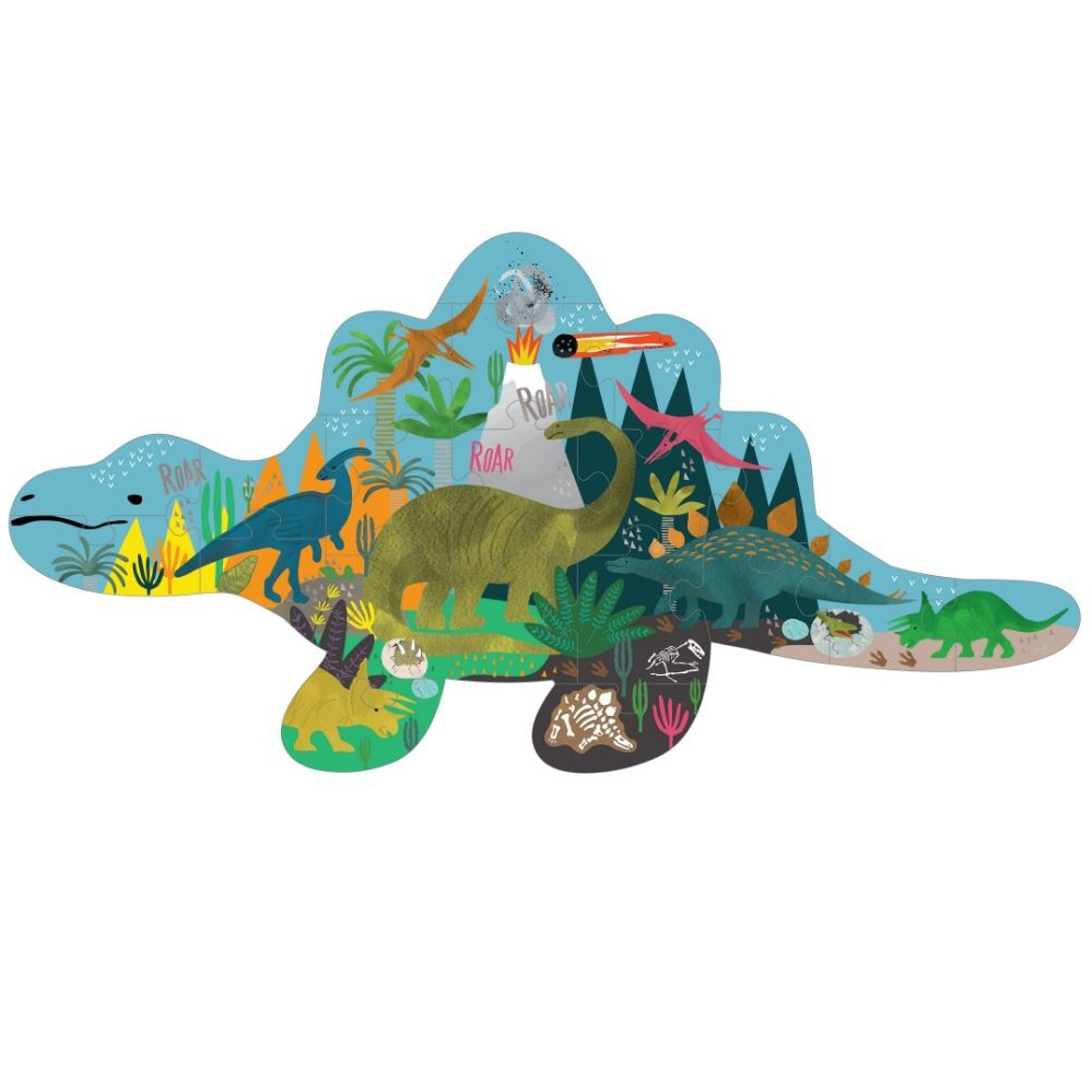 Floss & Rock Puzzle Dino - 20 pieces - 60 x 30 cm