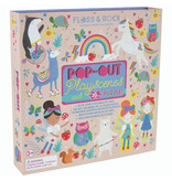 Floss & Rock Playbox, Rainbow Fairy - 2 in 1 - 21.5 x 21.5 x 4.5 cm