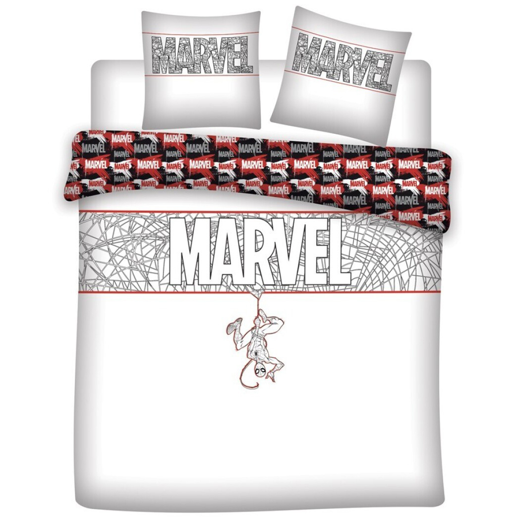 Marvel Dekbedovertrek, Spider-Man - Lits Jumeaux - 240 x 220 cm - Katoen