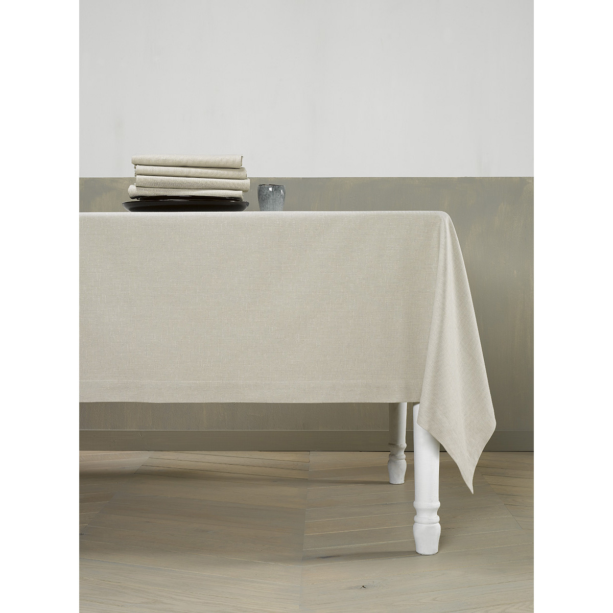 De Witte Lietaer Tablecloth, Sonora Flint - 140 x 250 cm - 100% Cotton