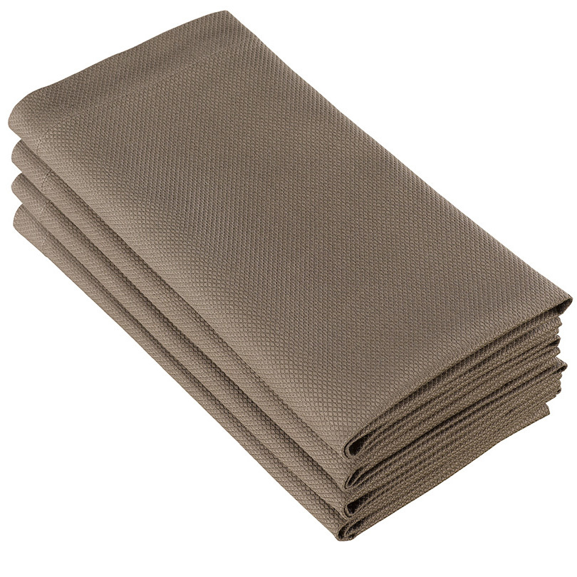 De Witte Lietaer Napkins, Kalahari Cocoa (4 pcs.) - 51 x 51 cm - 100% Cotton