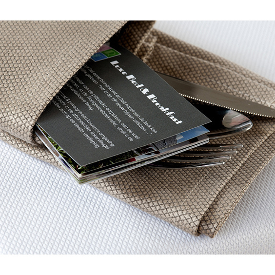 De Witte Lietaer Napkins, Kalahari Cocoa (4 pcs.) - 51 x 51 cm - 100% Cotton