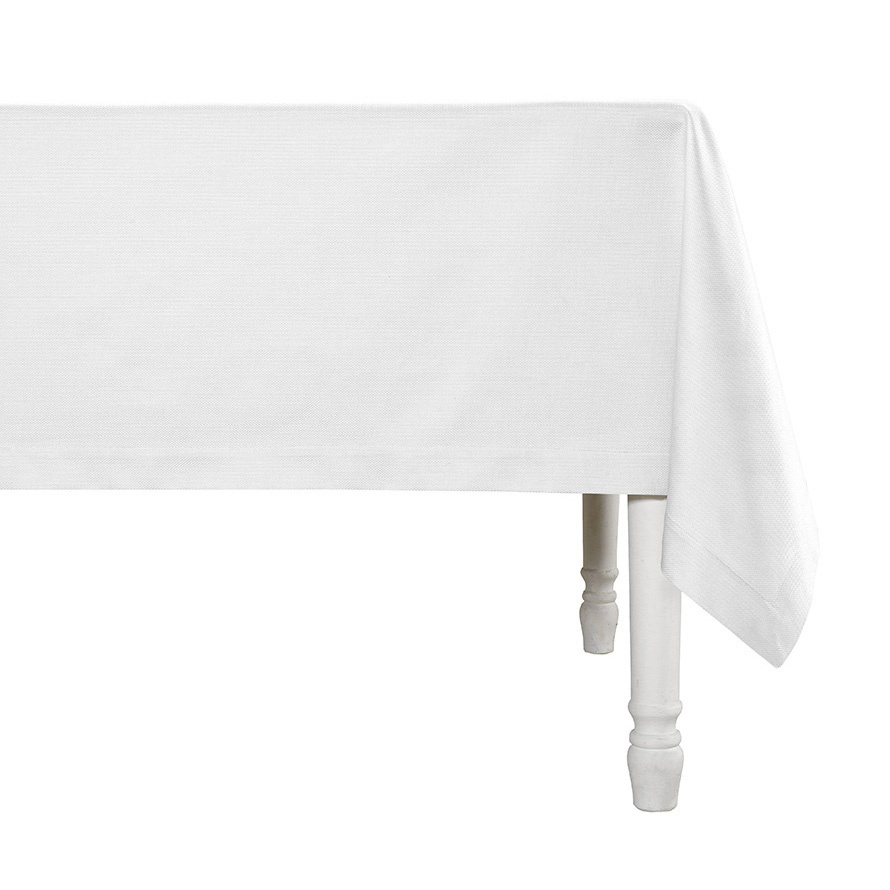 De Witte Lietaer Tafellaken, Kalahari Wit - 170 x 220 cm - 100% Katoen