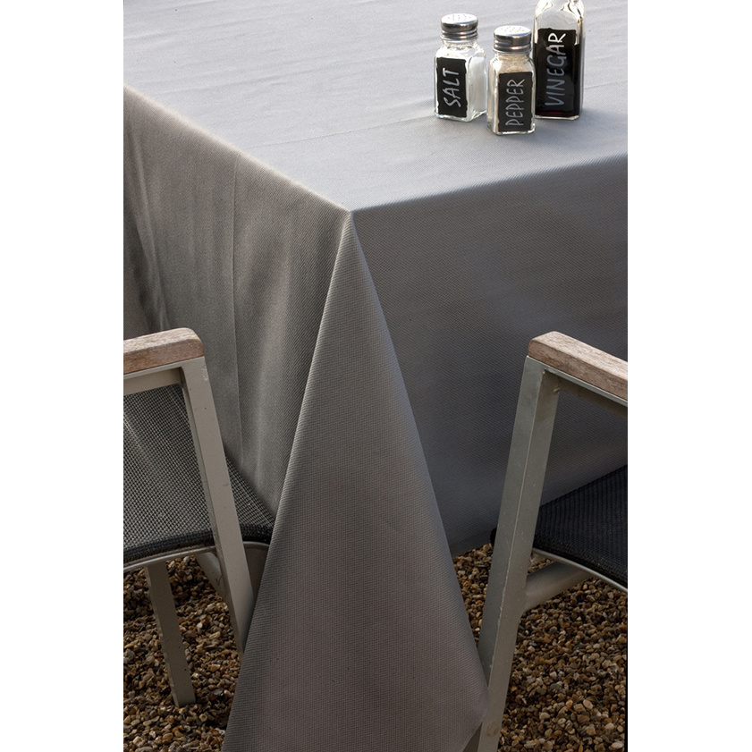 De Witte Lietaer Tablecloth, Kalahari Charcoal - 170 x 220 cm - 100% Cotton