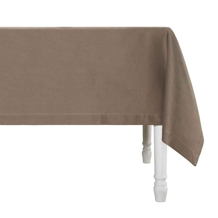 De Witte Lietaer Tablecloth, Kalahari Cocoa - 170 x 310 cm - 100% Cotton