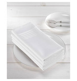 De Witte Lietaer 4 Napkins Deauville White - 51 x 51 cm - 100% Cotton