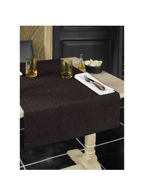 De Witte Lietaer Tablecloth Gibson Chocolate 145 x 220 cm Polyester