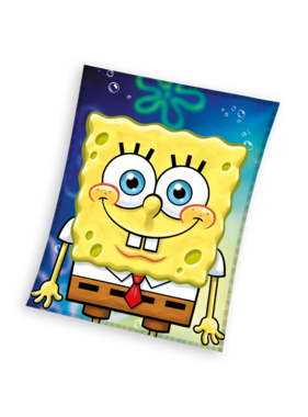 SpongeBob Fleecedeken Smile 110 x 140 cm Polyester