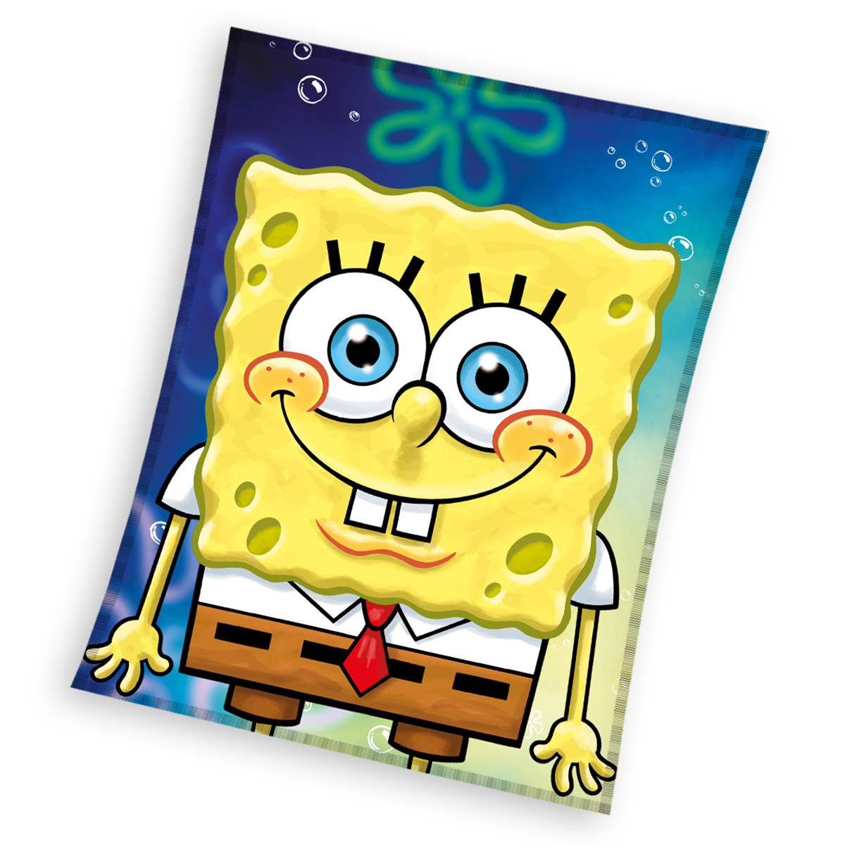 SpongeBob Fleece Blanket, Smile - 110 x 140 cm - Polyester