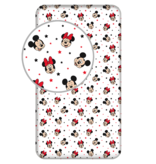 Disney Minnie & Mickey Mouse Hoeslaken Star - Eenpersoons - 90 x 200 cm - Katoen