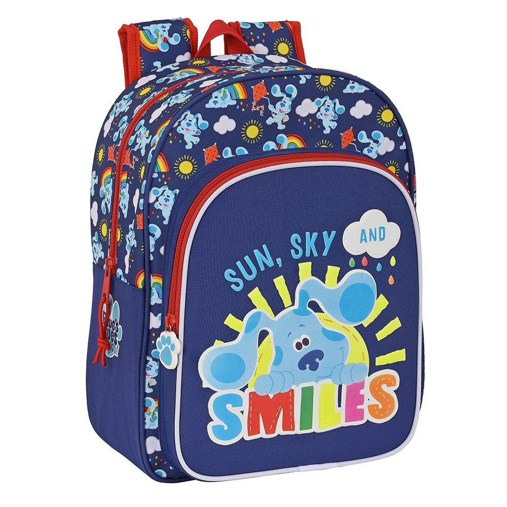 Blue's Clues Backpack, Sun Sky and Smiles - 34 x 26 x 11 cm - Polyester