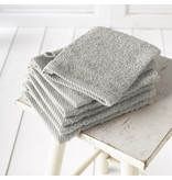 De Witte Lietaer Washcloths Helene Dove 15 x 21 cm - 6 pieces - Cotton