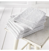 De Witte Lietaer Washcloths Helene White 15 x 21 cm - 6 pieces - Cotton