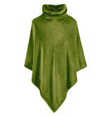 Moodit Poncho Fleece, Cactus Green - 80 x 80 cm - Polyester