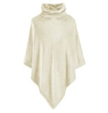 Moodit Poncho Fleece, Zand - 80 x 80 cm - Polyester