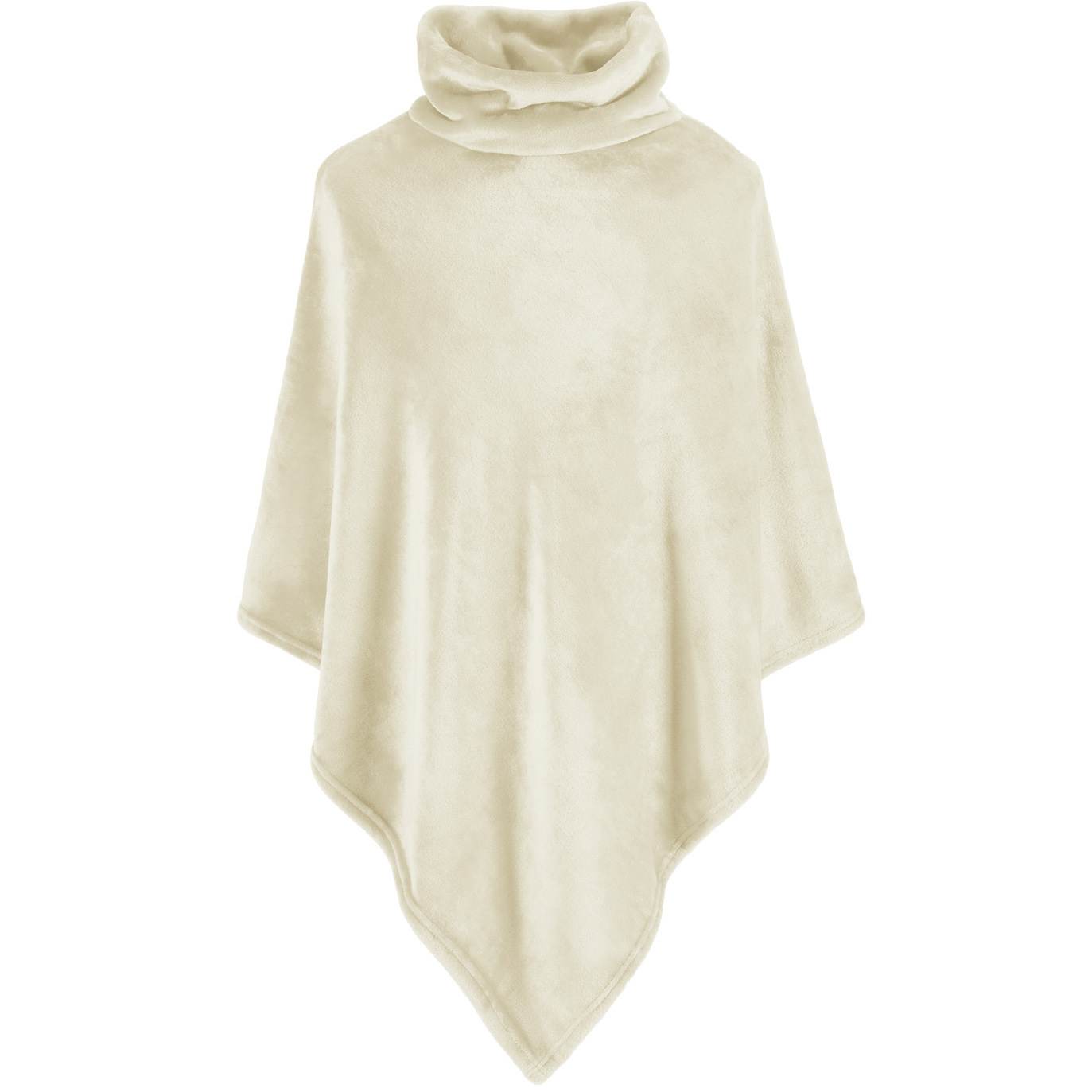 Moodit Poncho Fleece, Sand - 80 x 80 cm - Polyester