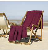 De Witte Lietaer Strandlaken Helene Beet Red 100 x 200 cm - Katoen