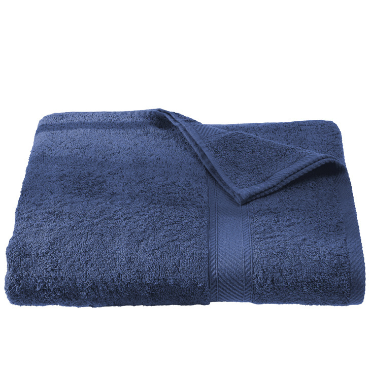 De Witte Lietaer Beach towel Helene Blue Indigo 100 x 200 cm - Cotton