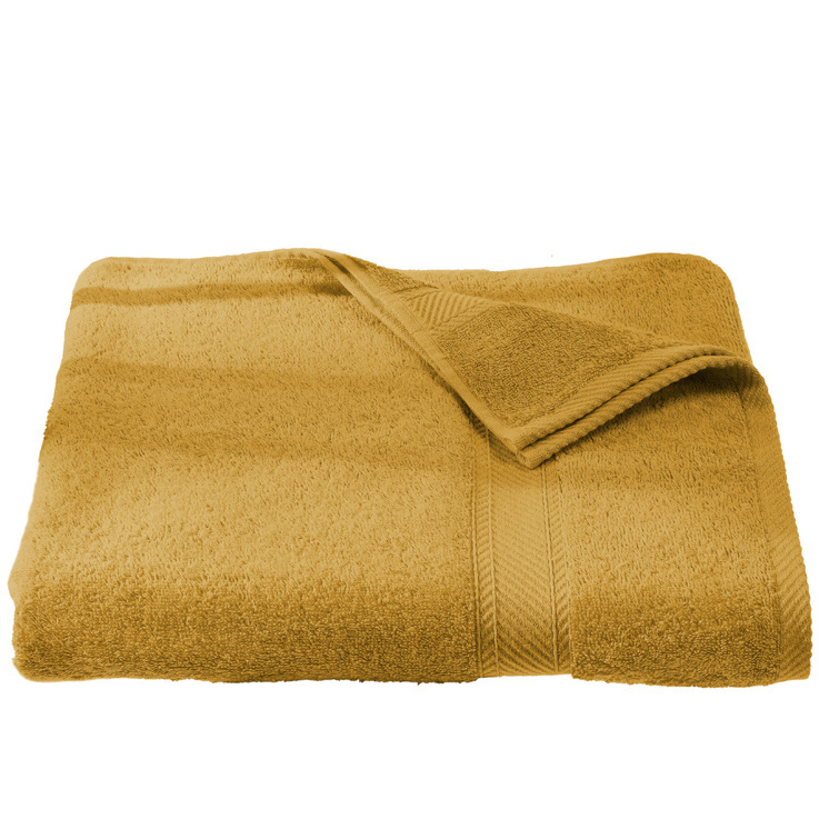 De Witte Lietaer Beach towel Helene Golden Yellow 100 x 200 cm - Cotton