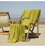 De Witte Lietaer Beach towel Helene Warm Olive 100 x 200 cm - Cotton