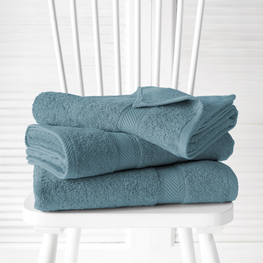 De Witte Lietaer Shower towels Helene Arctic 70 x 140 cm - 3 pieces - Cotton