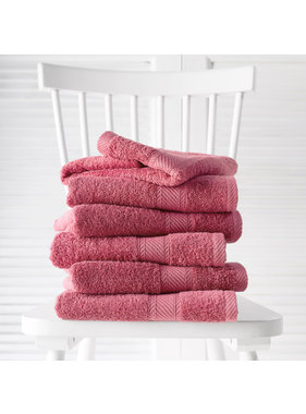 De Witte Lietaer Guest towels Helene Carmine 6 pieces
