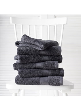 De Witte Lietaer Guest towels Helene Ebony 6 pieces