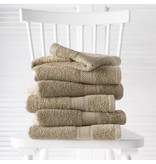 De Witte Lietaer Guest towels Helene Humus 15 x 21 cm - 6 pieces - Cotton