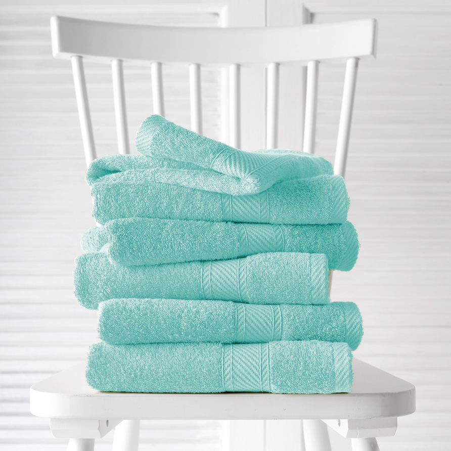 De Witte Lietaer Guest towels Helene Plume 15 x 21 cm - 6 pieces - Cotton