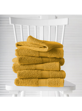 De Witte Lietaer Towels Helene Golden Yellow 6 pieces