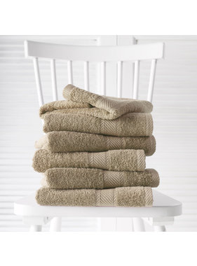 De Witte Lietaer Towels Helene Humus 6 pcs