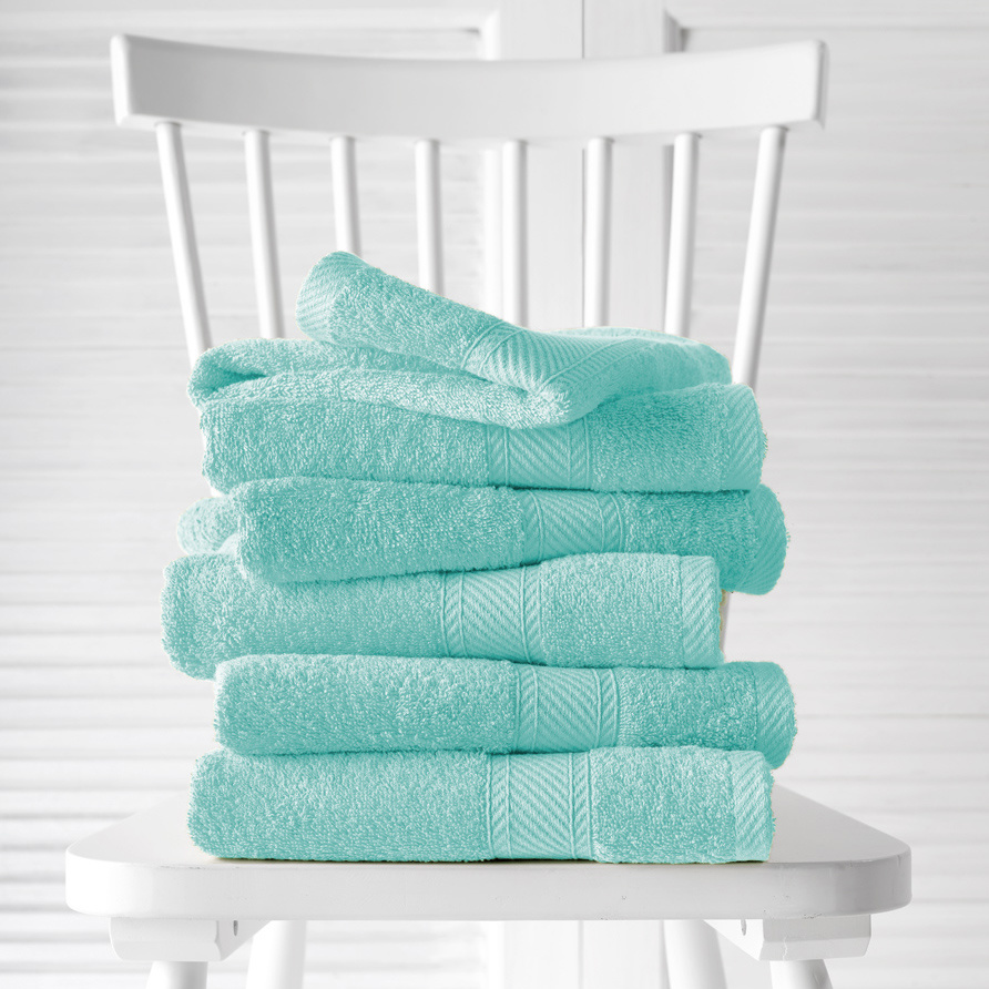 De Witte Lietaer Towels Helene Plume 50 x 100 cm - 6 pieces - Cotton