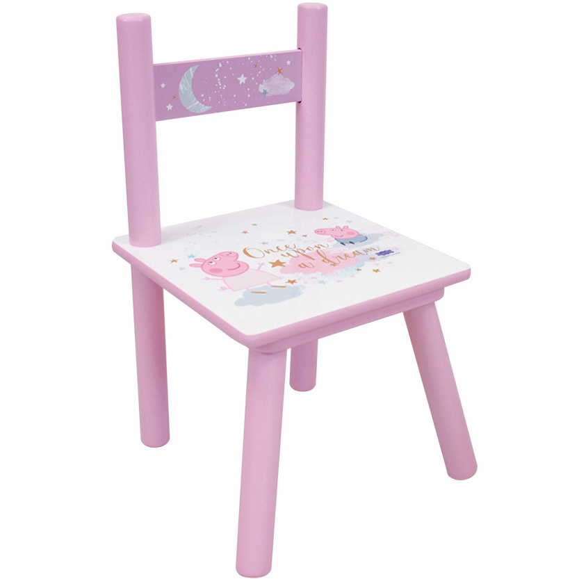 Peppa Pig Tafel met stoeltje, Dream - 41,5 x 60 x 40 + 49,5 x 31,5 x 31 cm - MDF