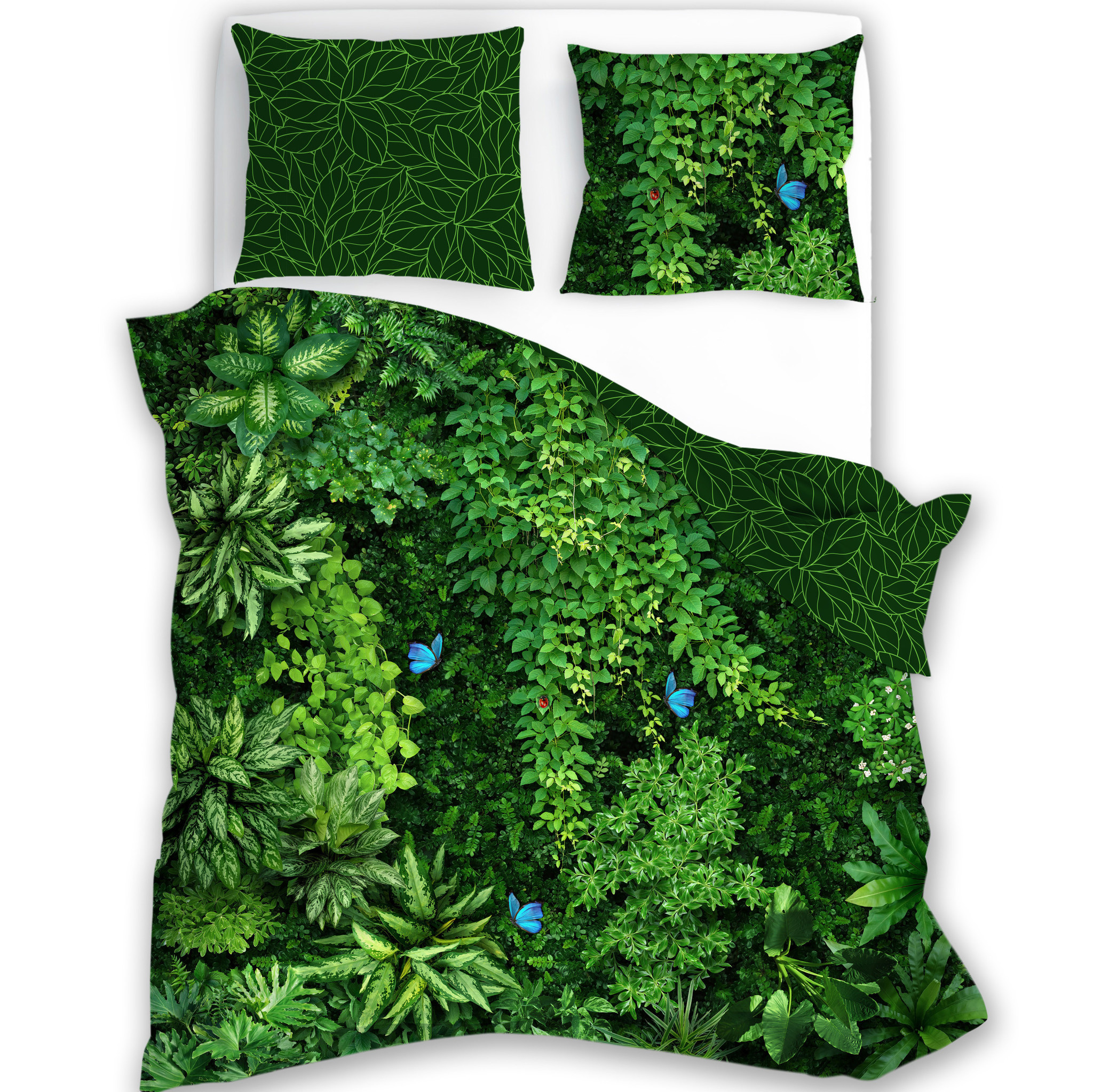 Faro Dekbedovertrek, Garden - Eenpersoons - 140  x 200 cm - Katoen