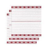 De Witte Lietaer Tea towel BML, Skipper Red - 3 pieces - 65 x 65 cm - Cotton