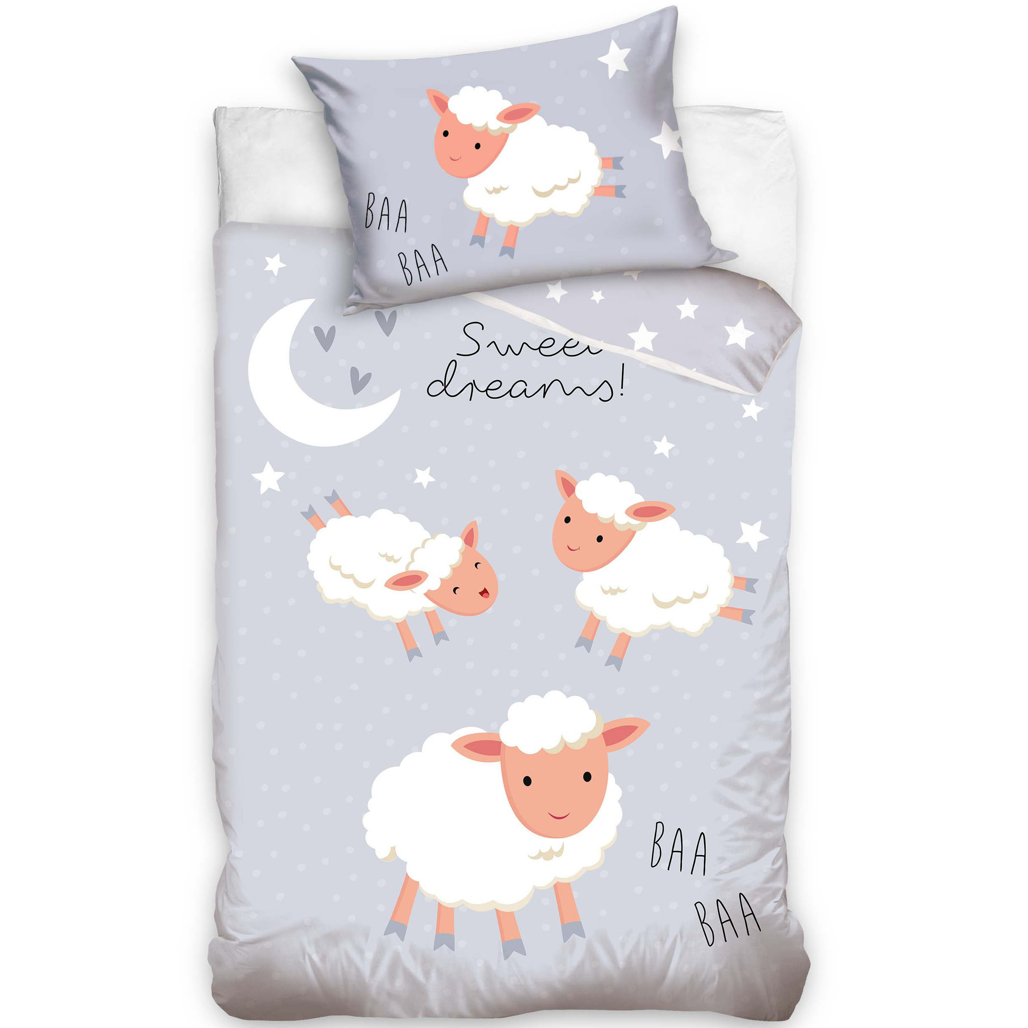 Animal Pictures BABY Duvet cover, Sheep - 100 x 135 cm - Cotton