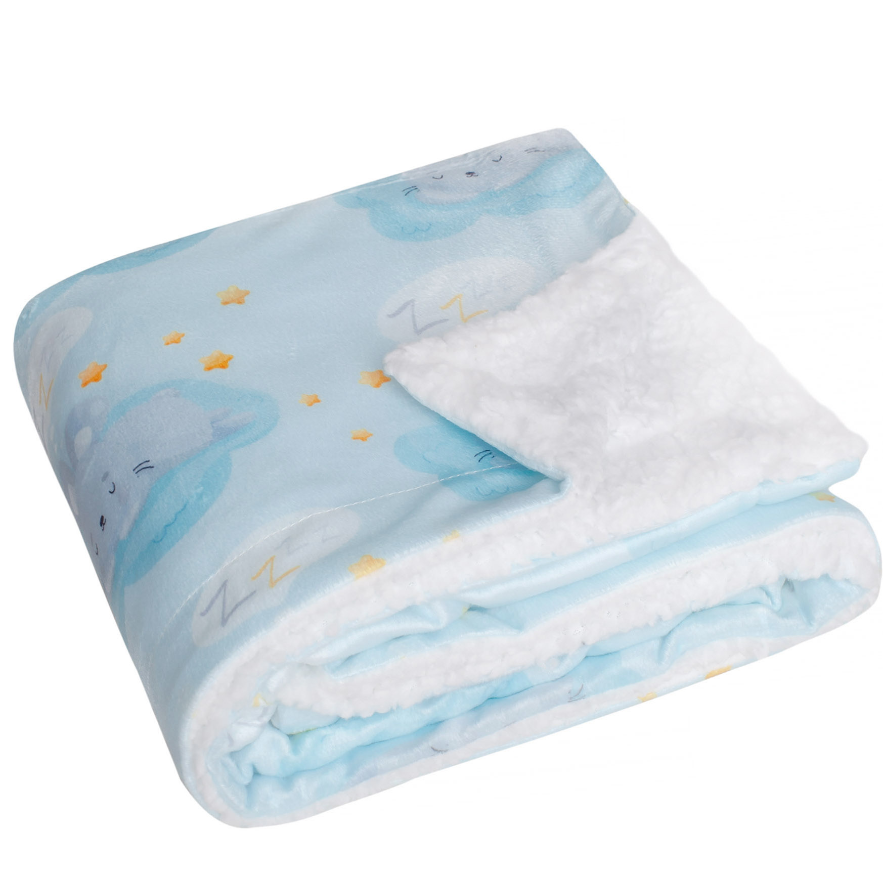 Animal Pictures Baby Sherpa Fleece blanket - 80 x 100 cm - Polyester