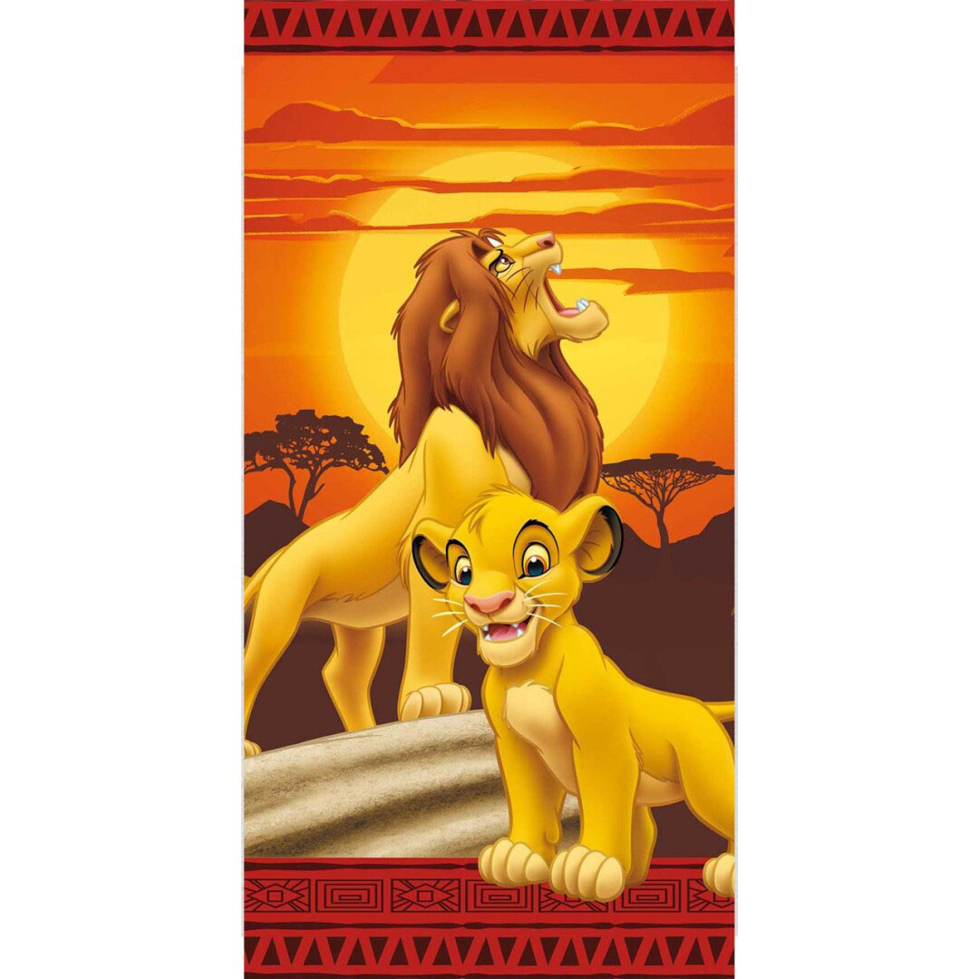 Disney The Lion King Beach towel Mufasa & Simba - 70 x 140 cm - Cotton