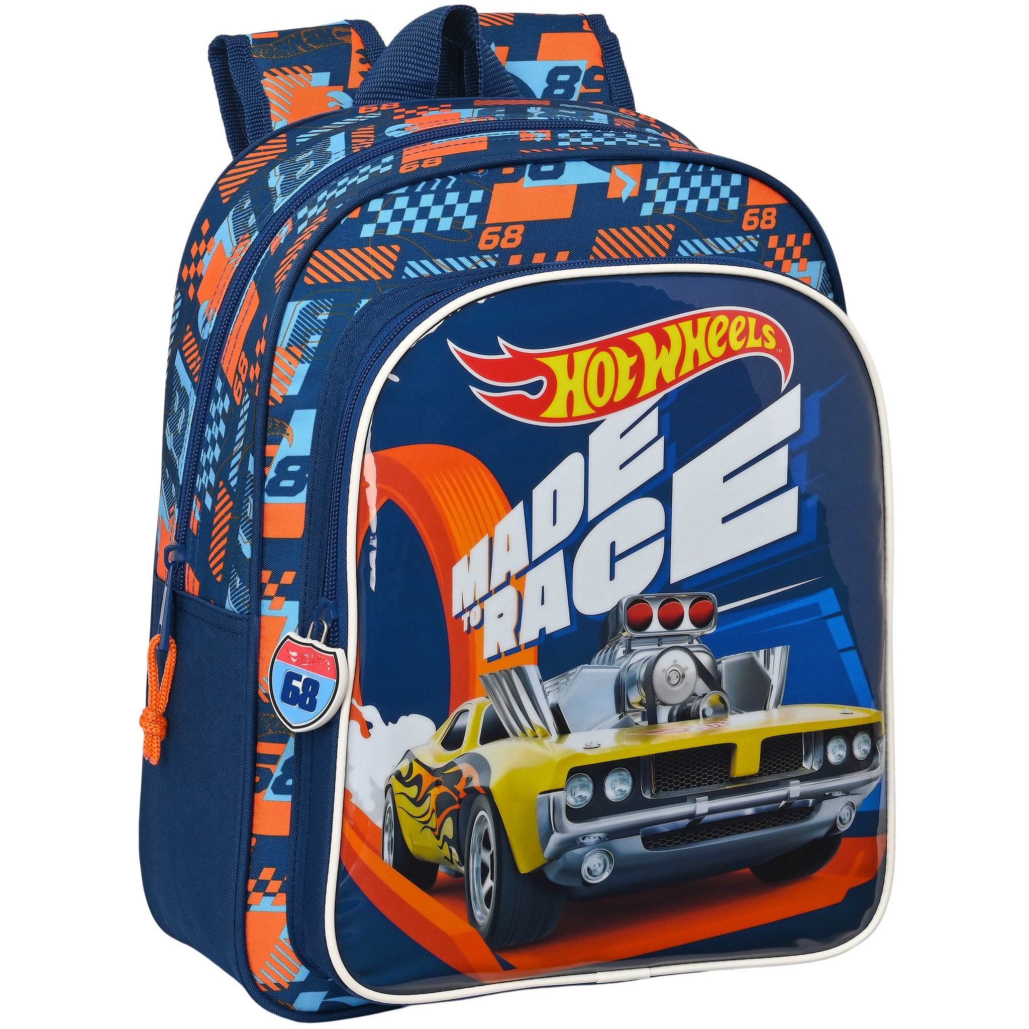 Hot Wheels Backpack, Speed Club - 33 x 27 x 10 cm - Polyester